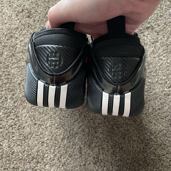 Mens Sz 5 / Womens Sz 6 Adidas Harden Vol. 9 Hell Cat Black Red Basketball Shoes main image 4
